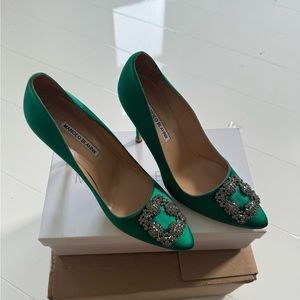 New Manolo Blahnik Hangisi Size 40